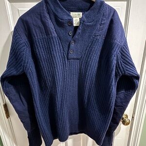 L.L. Bean Men's Commando Henley Sweater